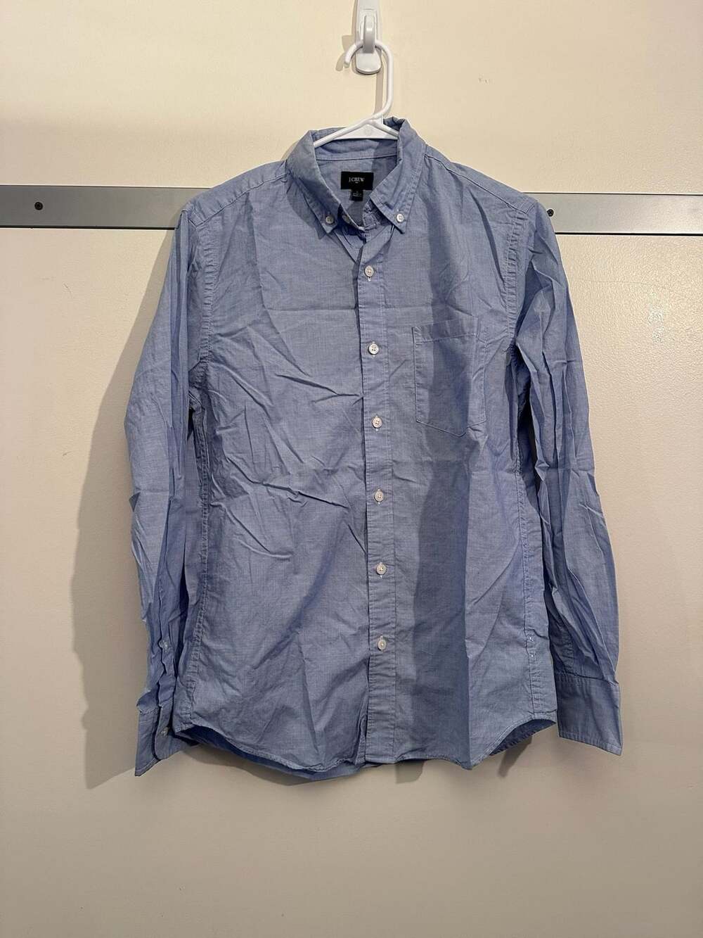 J.Crew Button-Down Shirt Size S Blue Cotton Long Sleeve